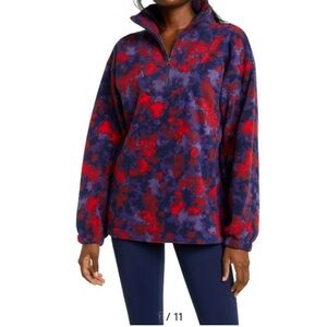 Zelle Blair Polar Fleece Quarter Zip Pull Over Women’s Size S